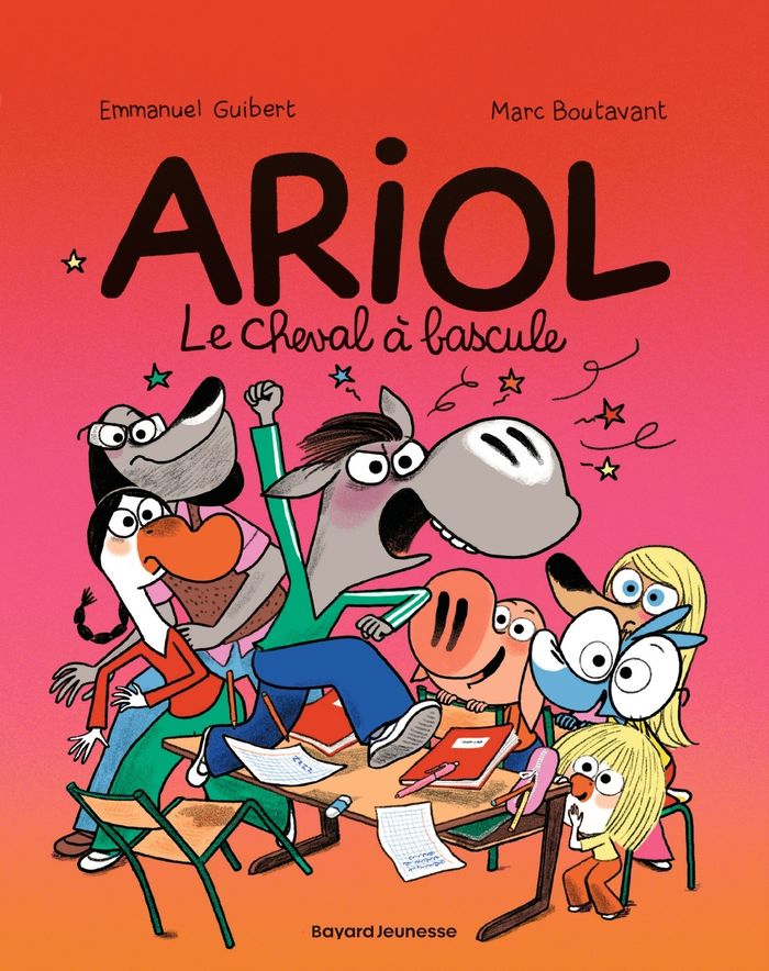 Couverture du livre « ARIOL, TOME 20 - LE CHEVAL A BASCULE », librairie Les Contes Infusés à Corte