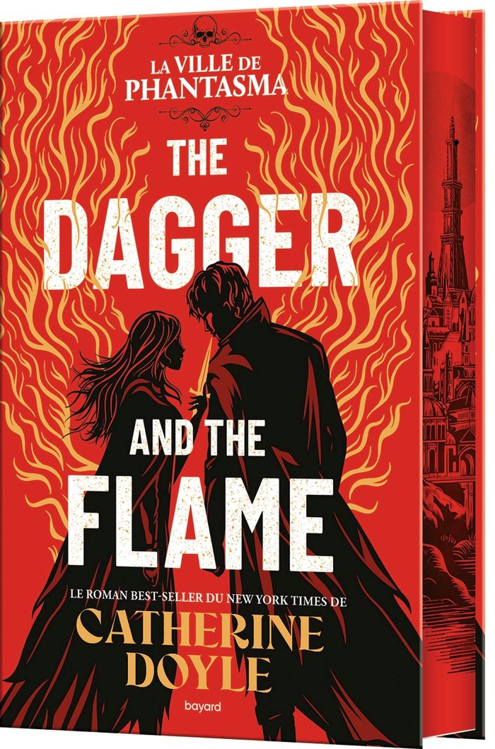 Couverture du livre « The dagger and the flame » de Catherine Doyle, librairie Les Contes Infusés à Corte