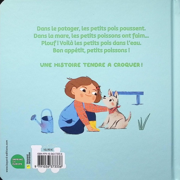 Quatrième de couverture de « Petits pois petits poissons »
