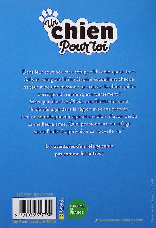 Quatrième de couverture de « Vacances au refuge »