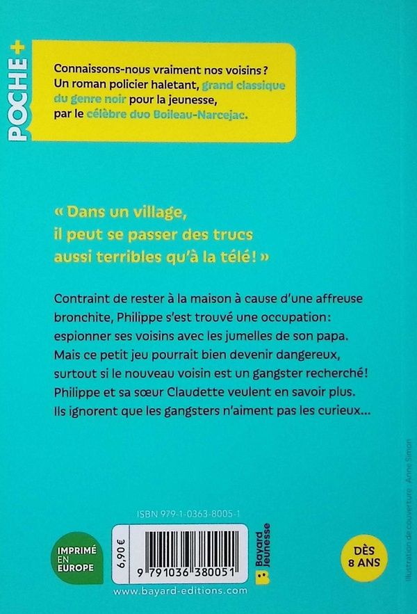 Quatrième de couverture de « La villa d'en face »
