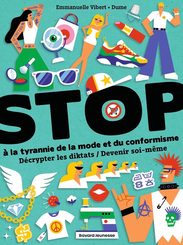 Couverture du livre « Stop à la tyrannie de la mode et du conformisme : décrypter les diktats, devenir soi-même », librairie Les Contes Infusés à Corte