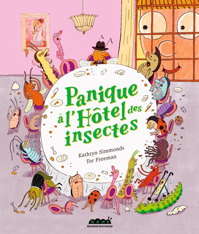 Couverture du livre « Panique à l'hôtel des insectes » de Kathryn Simmonds, librairie Les Contes Infusés à Corte
