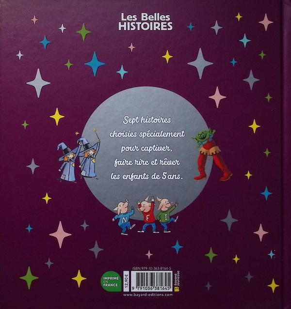 Quatrième de couverture de « Les Belles histoires de mes 5 ans »
