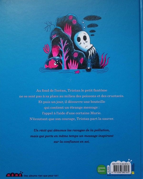 Quatrième de couverture de « Tristan le petit fantôme de l'océan »