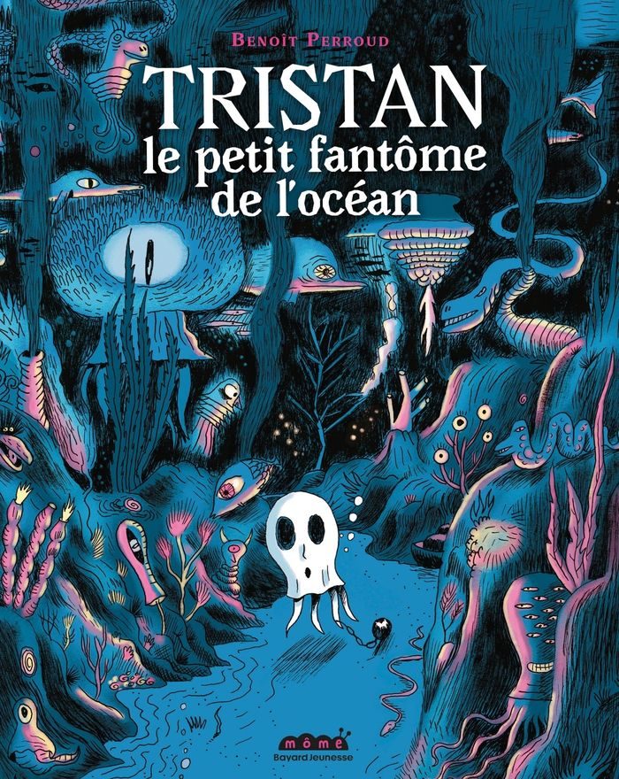 Couverture du livre « Tristan le petit fantôme de l'océan » de Benoît Perroud, librairie Les Contes Infusés à Corte