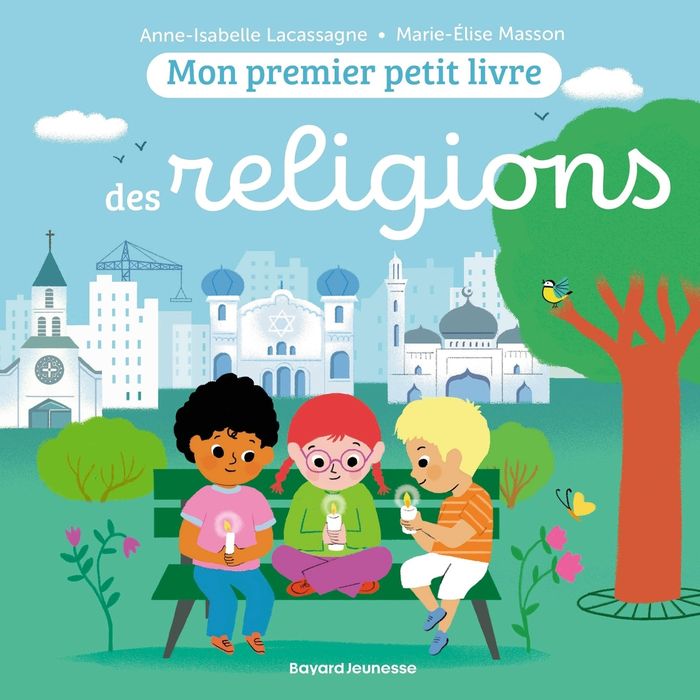 Couverture du livre « Mon premier petit livre des religions », librairie Les Contes Infusés à Corte