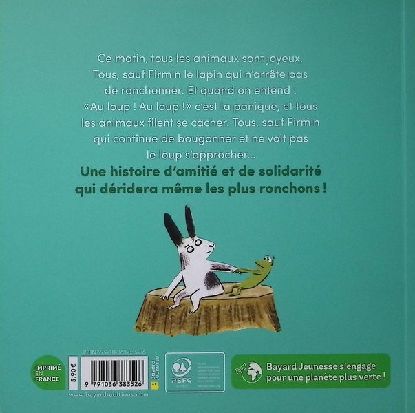 Quatrième de couverture de « Oups, le loup ! »