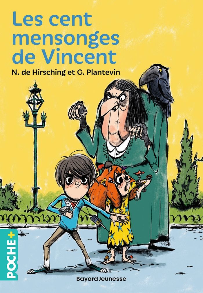 Couverture du livre « Les cent mensonges de Vincent » de Nicolas de Hirsching, librairie Les Contes Infusés à Corte