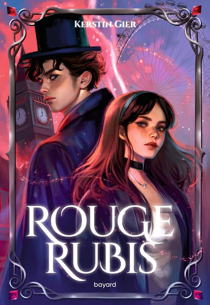 Couverture du livre « LA TRILOGIE DES GEMMES, TOME 01 - ROUGE RUBIS », librairie Les Contes Infusés à Corte