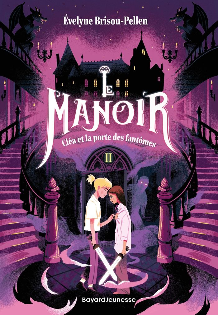 Couverture du livre « Cléa et la porte des fantômes » de Évelyne Brisou-Pellen, librairie Les Contes Infusés à Corte