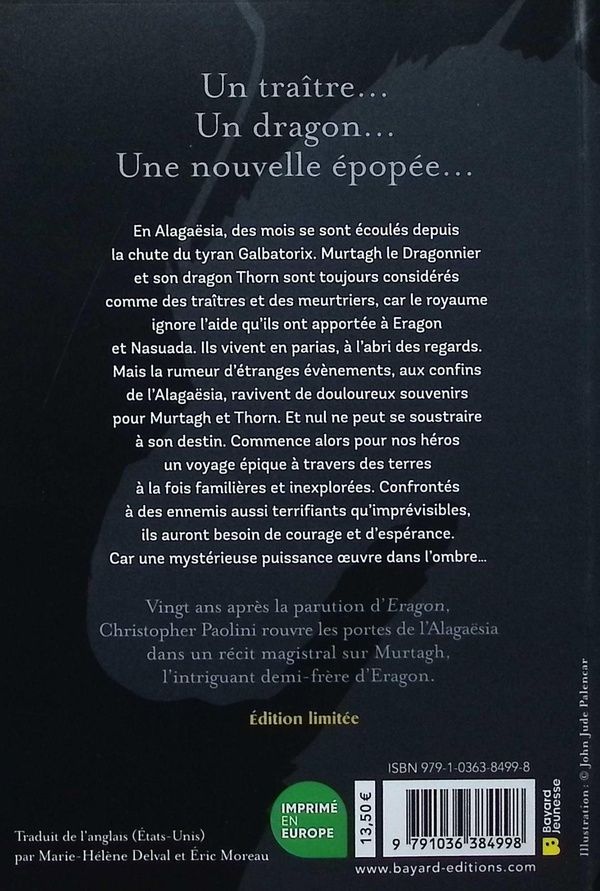 Quatrième de couverture de « ERAGON POCHE, TOME 05 - MURTAGH ET LE MONDE D'ERAGON »