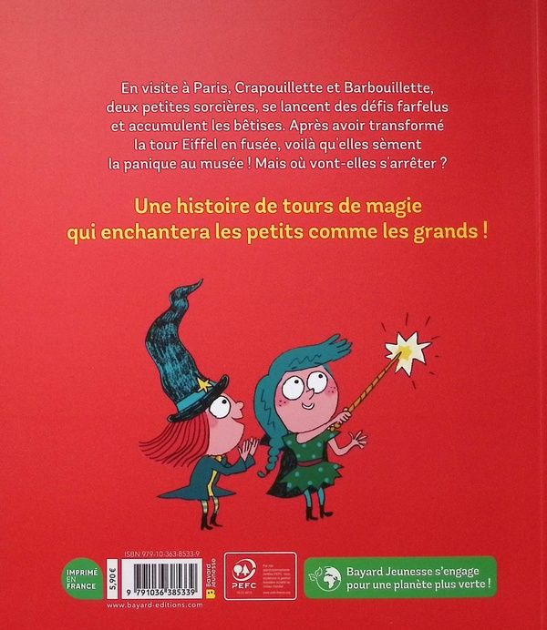 Quatrième de couverture de « Les sorcières à Paris »
