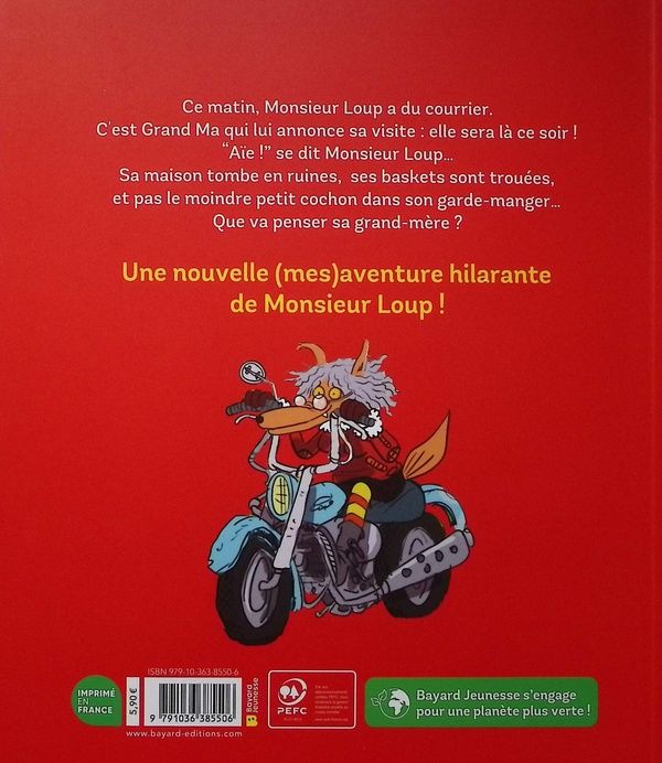 Quatrième de couverture de « Grand Ma rend visite à Monsieur Loup »