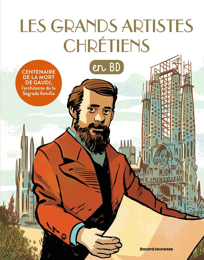 Couverture du livre « Les grands artistes chrétiens en BD », librairie Les Contes Infusés à Corte
