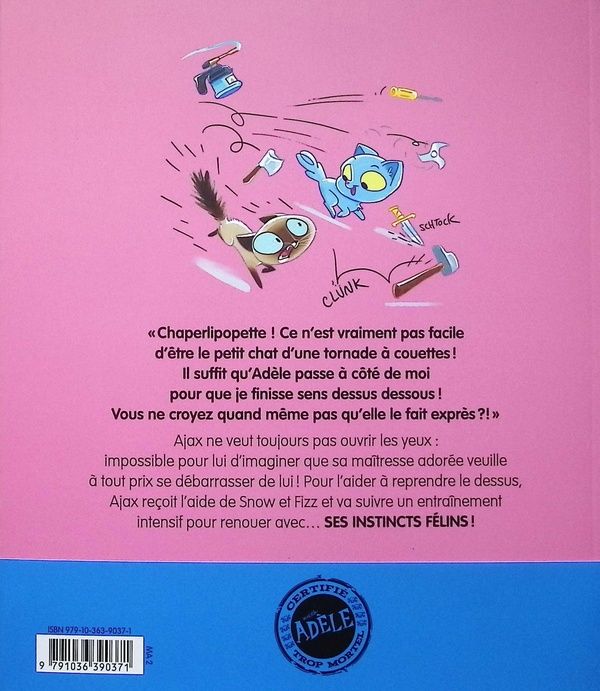 Quatrième de couverture de « Ajax : Chaperlipopette »
