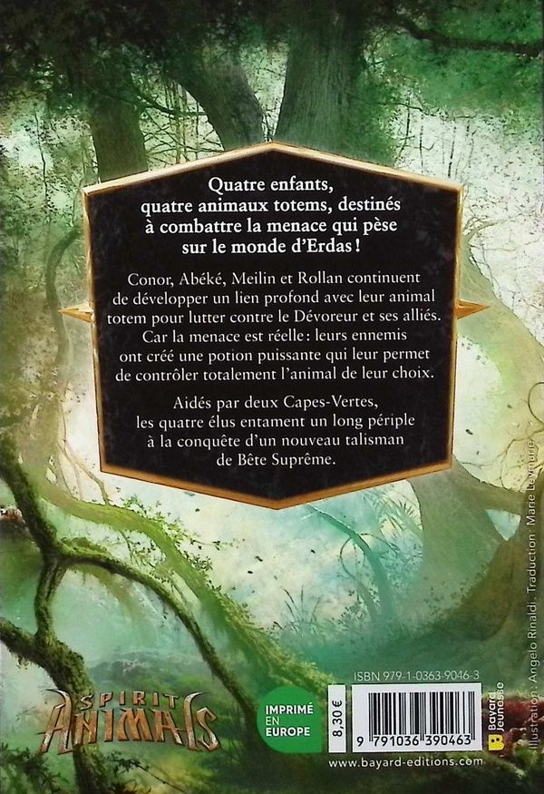 Quatrième de couverture de « Animal Tatoo : Traqués »