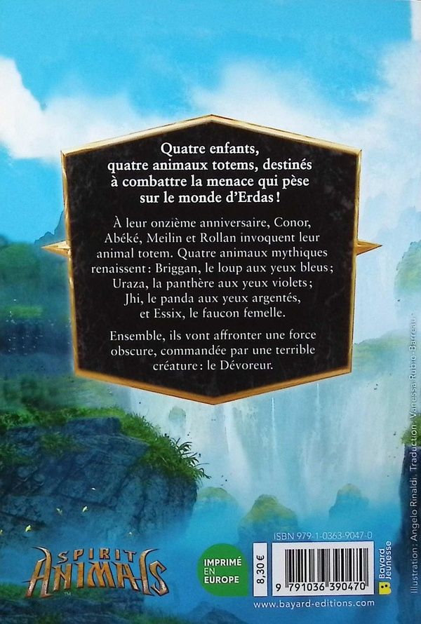 Quatrième de couverture de « Animal Tatoo : Les quatre élus »