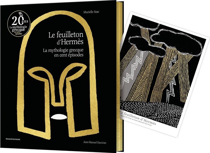 Couverture du livre « Le feuilleton d'Hermès » de Murielle Szac, librairie Les Contes Infusés à Corte