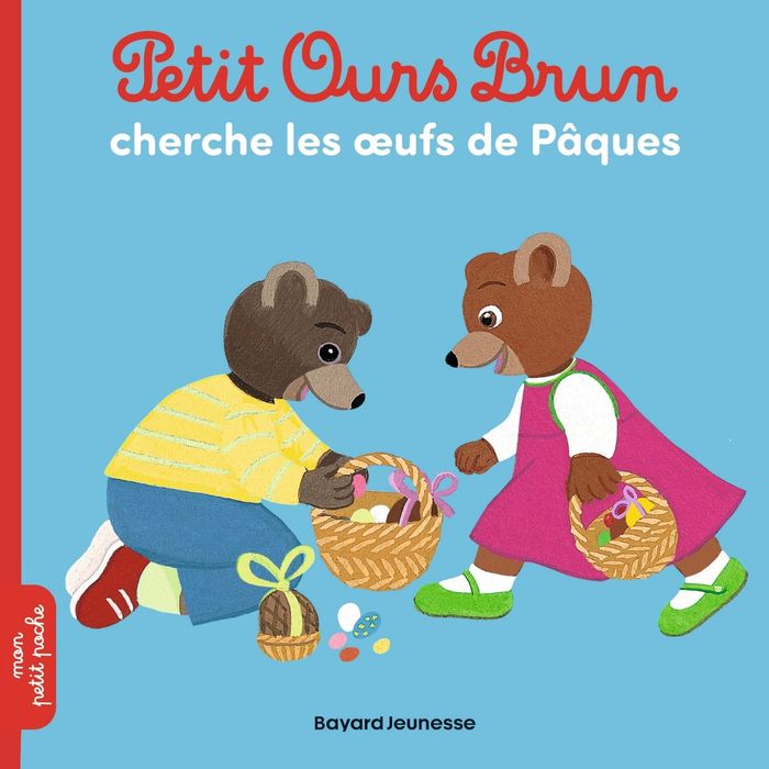 Couverture du livre « PETIT OURS BRUN CHERCHE LES OEUFS DE PAQUES - DES 2 ANS » de Aubinais/bour, librairie Les Contes Infusés à Corte