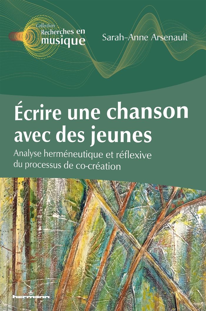 Couverture du livre « ECRIRE UNE CHANSON AVEC DES JEUNES - ANALYSE HERMENEUTIQUE ET REFLEXIVE AU PROCESSUS DE CO-CREATION », librairie Les Contes Infusés à Corte