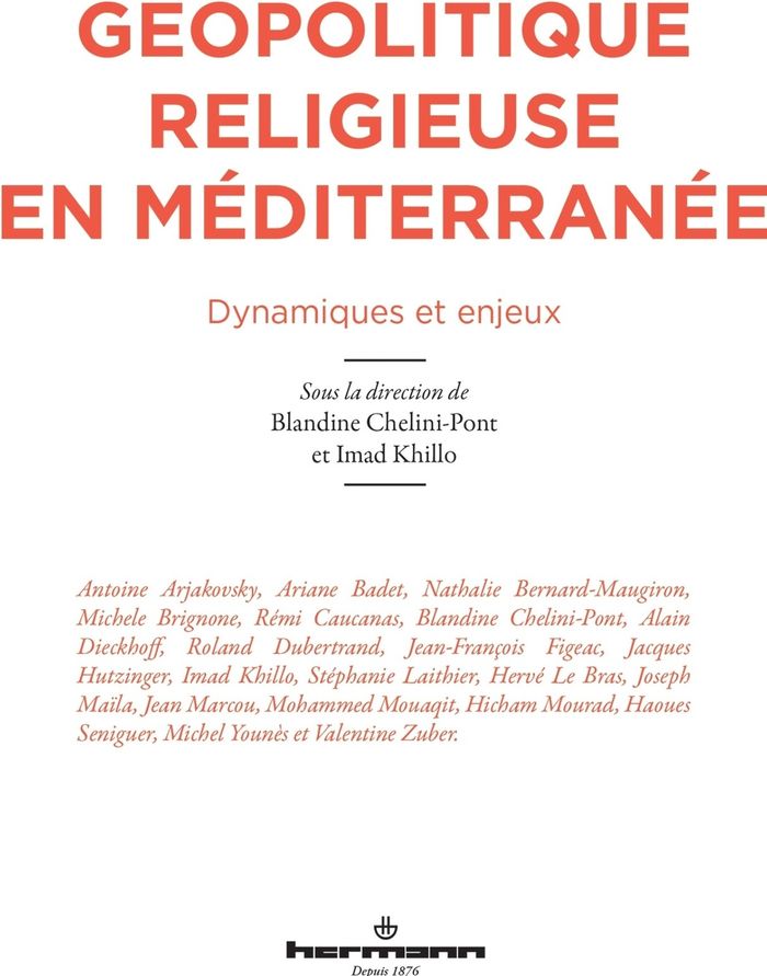 Couverture du livre « Géopolitique religieuse en Méditerranée : dynamiques et enjeux » de Blandine Chelini-Pont, librairie Les Contes Infusés à Corte