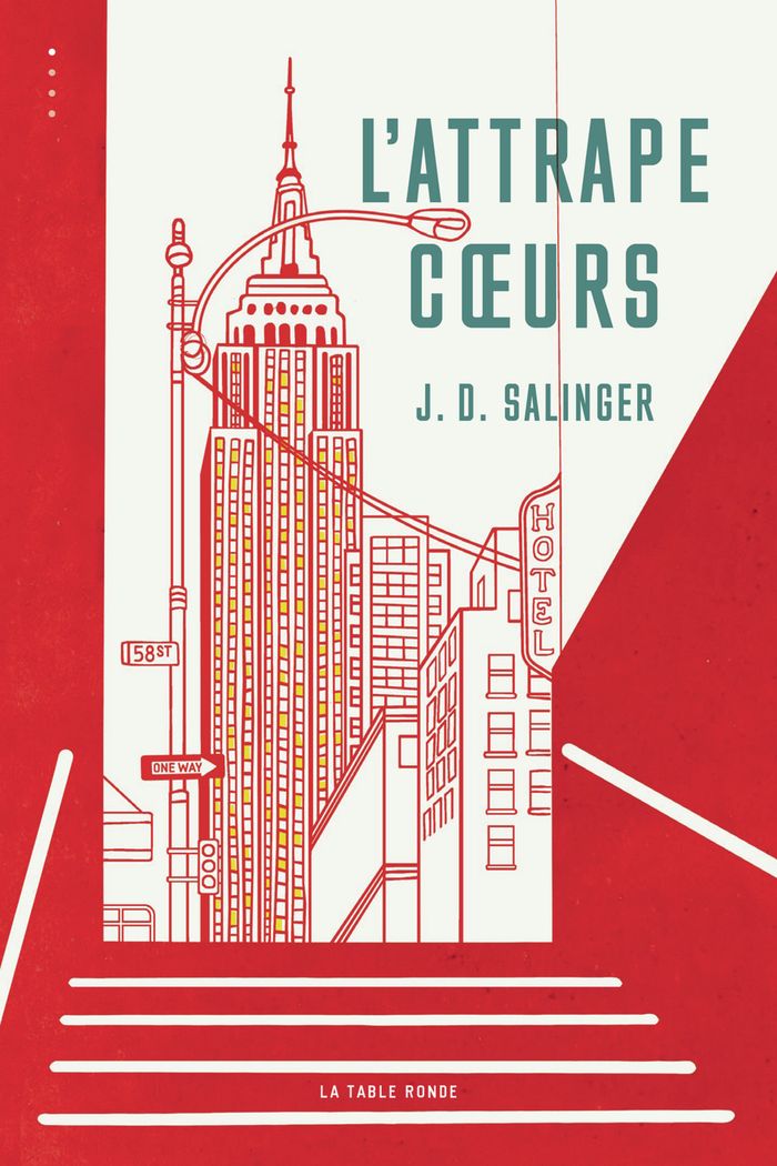 Couverture du livre « L'ATTRAPE-COEURS - NOUVELLE TRADUCTION » de J.D. Salinger, librairie Les Contes Infusés à Corte