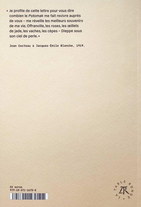 Quatrième de couverture de « Correspondance »