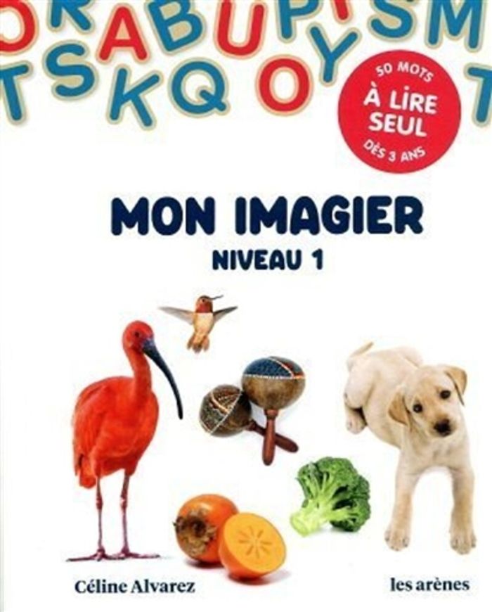 Couverture du livre « Mon imagier : niveau 1 » de Céline Alvarez, librairie Les Contes Infusés à Corte