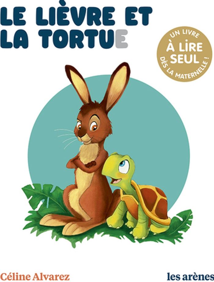 Couverture du livre « Le lièvre et la tortue », librairie Les Contes Infusés à Corte