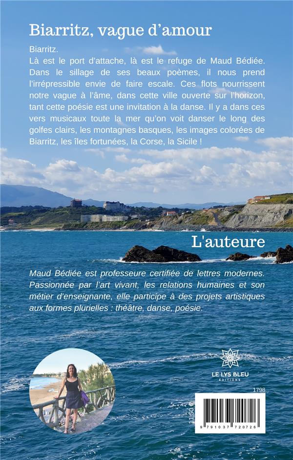 Quatrième de couverture de « BIARRITZ, VAGUE DAMOUR »