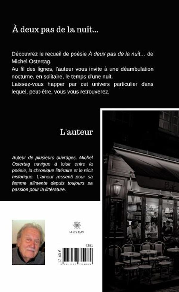 Quatrième de couverture de « A DEUX PAS DE LA NUIT... »
