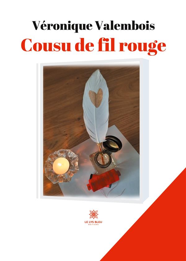 Couverture du livre « COUSU DE FIL ROUGE » de Veronique Valembois, librairie Les Contes Infusés à Corte