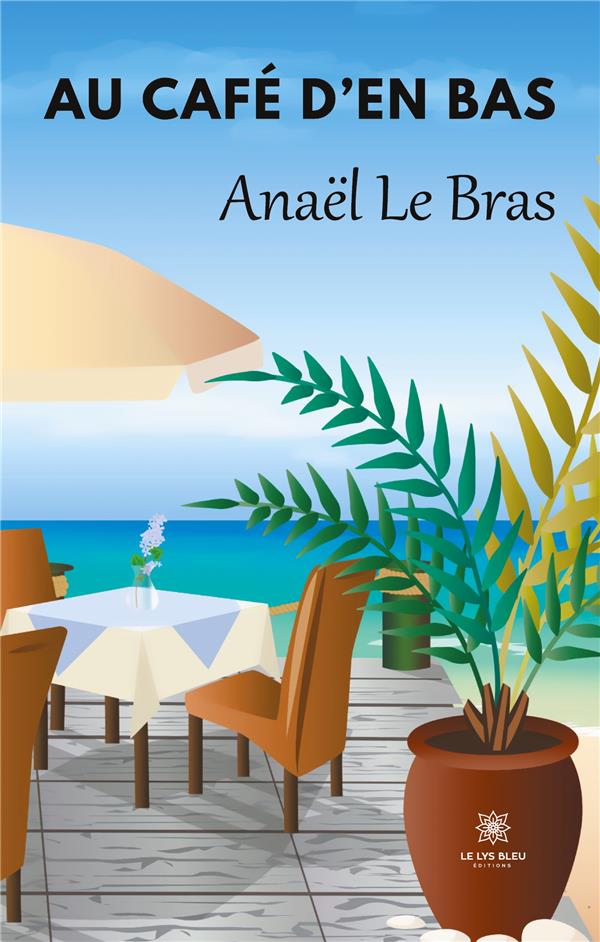 Couverture du livre « AU CAFE DEN BAS » de Le Bras Anael, librairie Les Contes Infusés à Corte