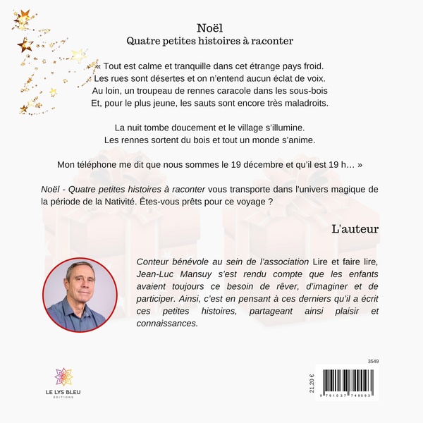 Quatrième de couverture de « NOEL - QUATRE PETITES HISTOIRES A RACONTER »