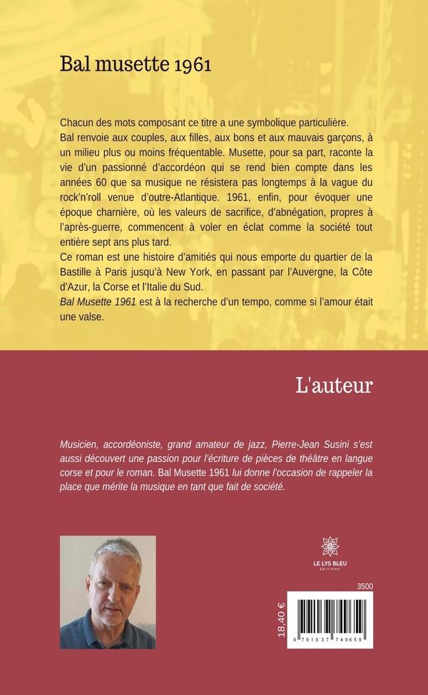 Quatrième de couverture de « BAL MUSETTE 1961 »