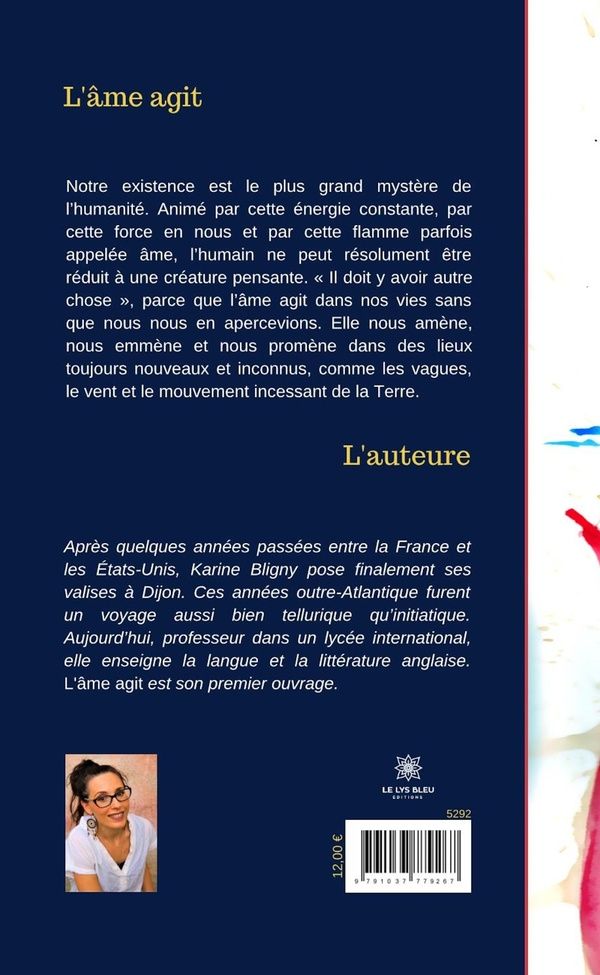 Quatrième de couverture de « L'AME AGIT »