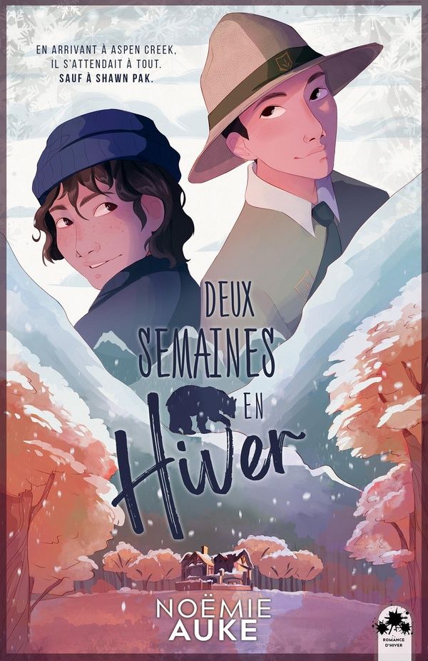 Couverture du livre « DEUX SEMAINES EN HIVER » de Noemie Auke, librairie Les Contes Infusés à Corte