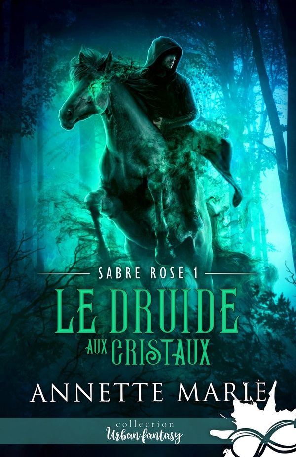 Couverture du livre « Le druide aux cristaux » de Annette Marie, librairie Les Contes Infusés à Corte