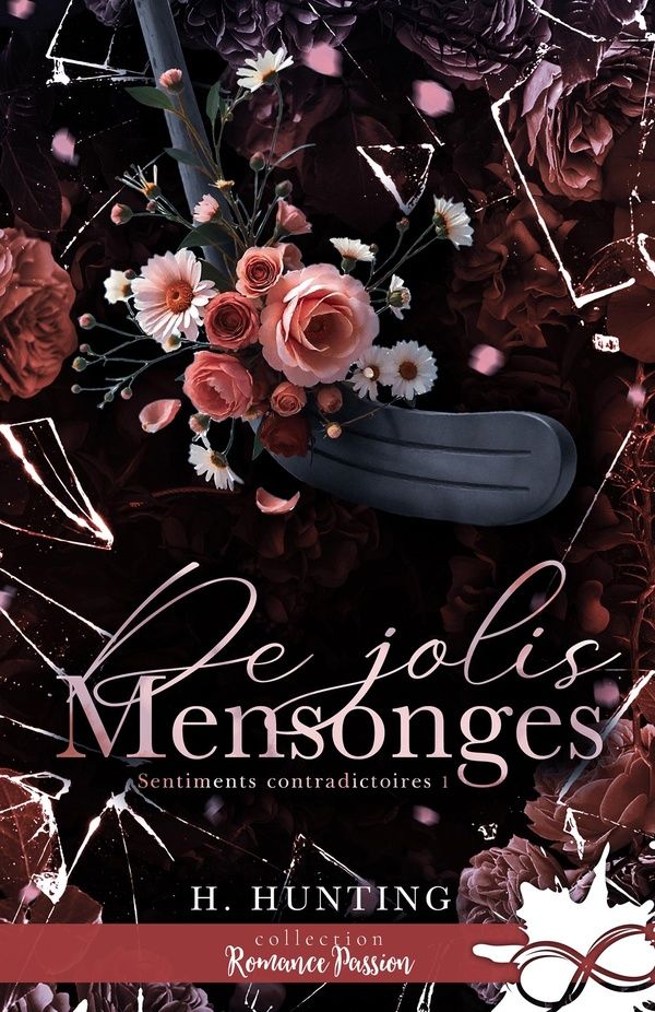 Couverture du livre « De jolis mensonges » de Helena Hunting, librairie Les Contes Infusés à Corte