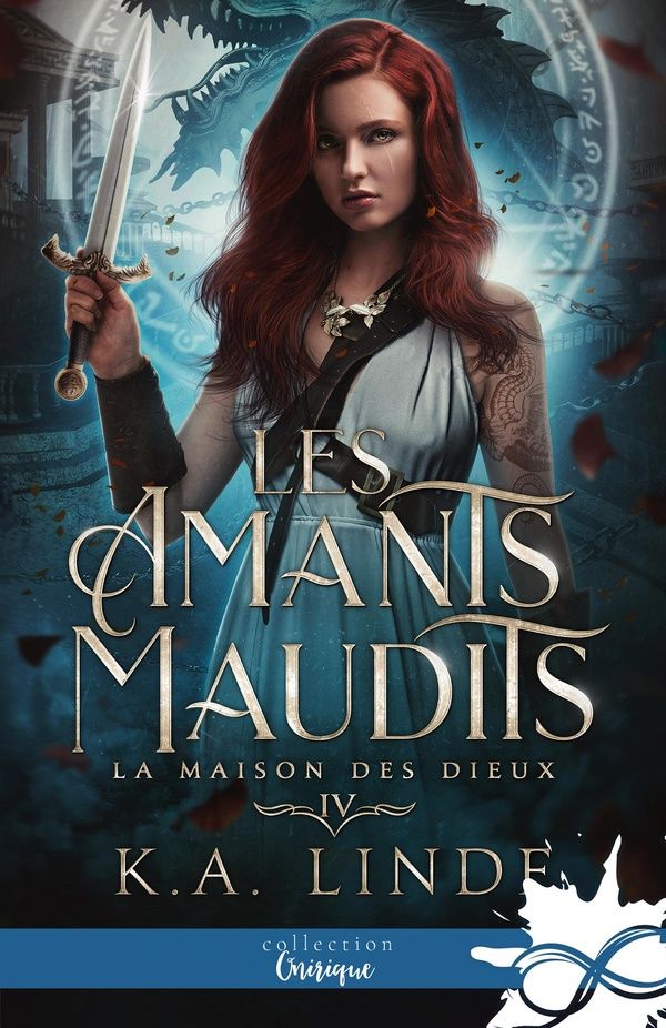 Couverture du livre « La maison des dieux » de K. A. Linde, librairie Les Contes Infusés à Corte