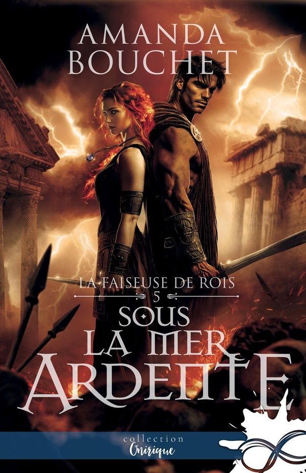 Couverture du livre « Sous la mer ardente » de Amanda Bouchet, librairie Les Contes Infusés à Corte