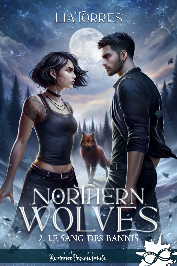 Couverture du livre « NORTHERN WOLVES - T02 - LE SANG DES BANNIS - NORTHERN WOLVES, T2 » de Lia Torres, librairie Les Contes Infusés à Corte
