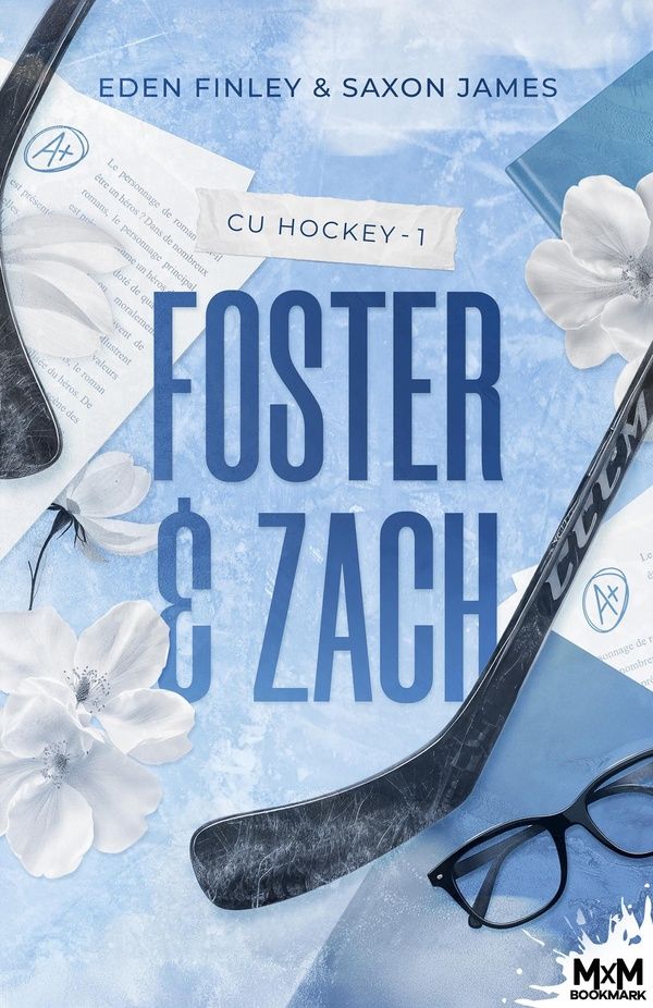 Couverture du livre « Foster & Zach : Cu hockey » de Eden Finley, librairie Les Contes Infusés à Corte