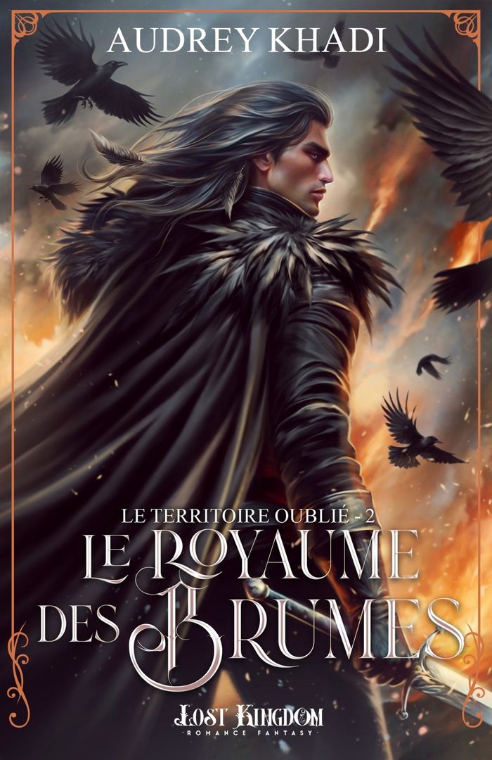 Couverture du livre « Les cendres du corbeau » de Audrey Khadi, librairie Les Contes Infusés à Corte