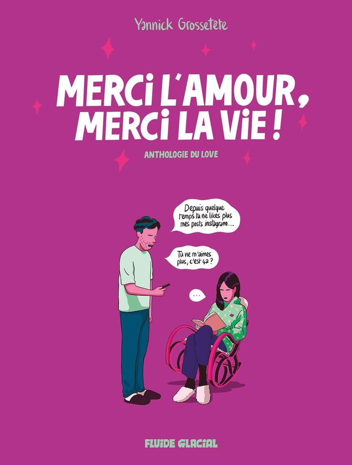 Couverture du livre « Merci l'amour, merci la vie ! : anthologie du love », librairie Les Contes Infusés à Corte