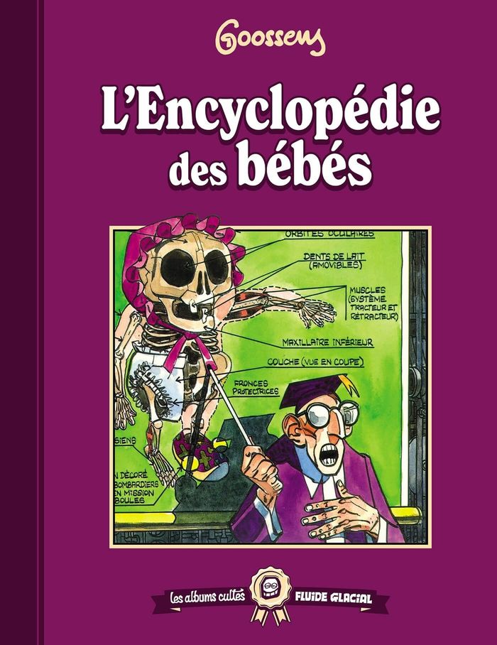 Couverture du livre « L'encyclopédie des bébés » de Daniel Goossens, librairie Les Contes Infusés à Corte