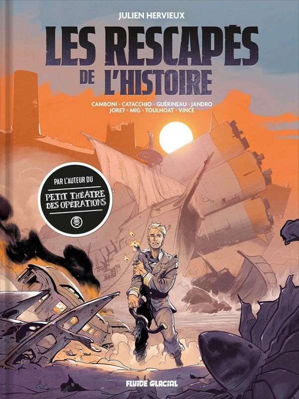 Couverture du livre « Les rescapés de l'histoire » de Silvio Camboni, librairie Les Contes Infusés à Corte