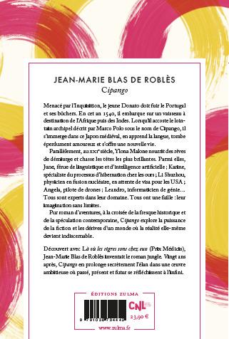 Quatrième de couverture de « CIPANGO »