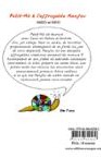Quatrième de couverture de « PETIT MO ET L'EFFROYABLE MANFOU - ROMAN GRAPHIQUE »